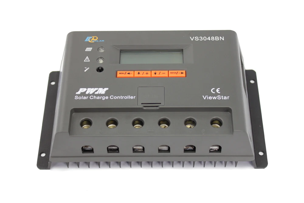 EPEVER PWM контроллер 30A EPsolar ViewStar серия VS3048BN 48В 36В зарядное устройство регулятор MT50