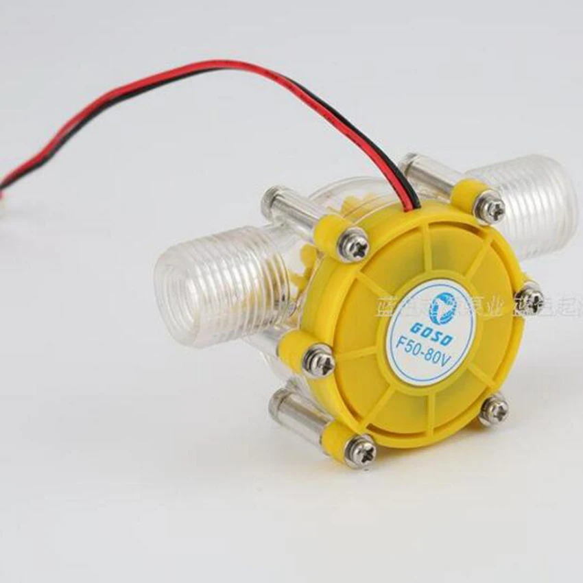 Новые хит продаж 1 шт. 80v/12v /5V 10W DC микро гидро генератор расход водопроводной воды