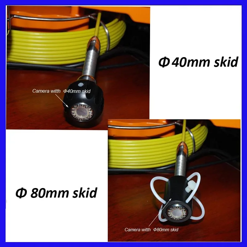Счетчик Счетчика ручная труба Инспекционная камера с DVR Запись 30 метровый кабель