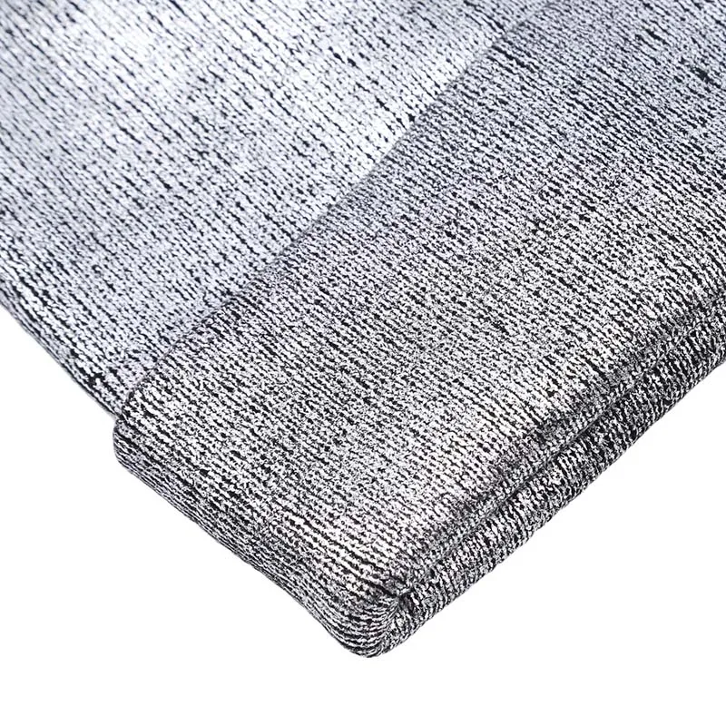 Осень-зима унисекс вязаная шапочка из акрила Ins цвета: золотистый серебристый