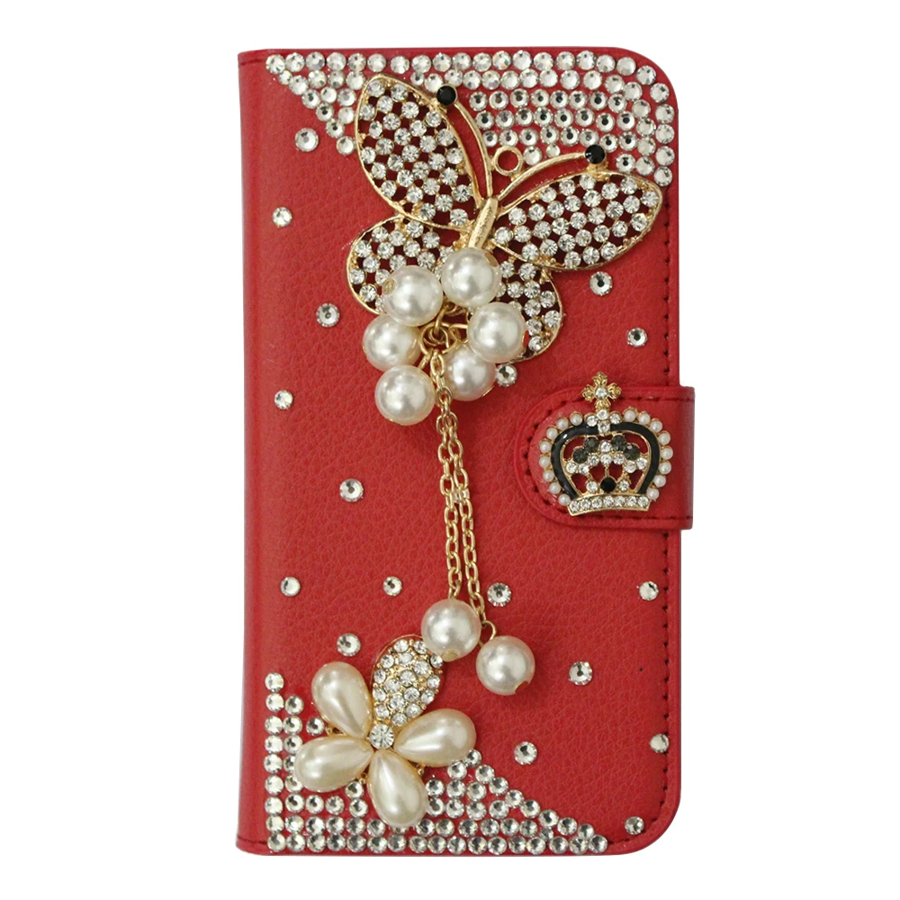 Для lg КОШЕЛЕК FLIP КАРТЫ МЕШОК Стенд diamond с цветами и стразами Crystal Case кошелек Стиль