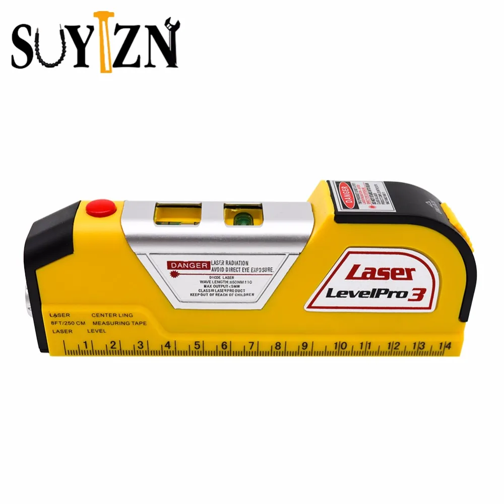 8 футов/250 см лазерный уровень Горизонтальный Вертикальный измерительный
