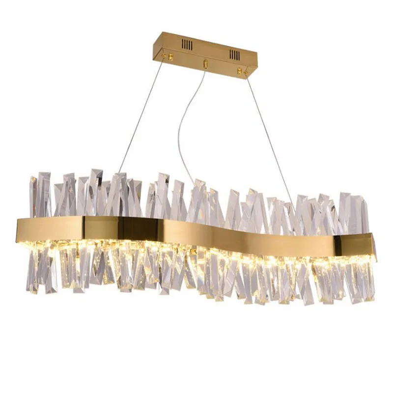 Новая волна дизайн кристалл подвесные светильники современный светильник AC110V 220V