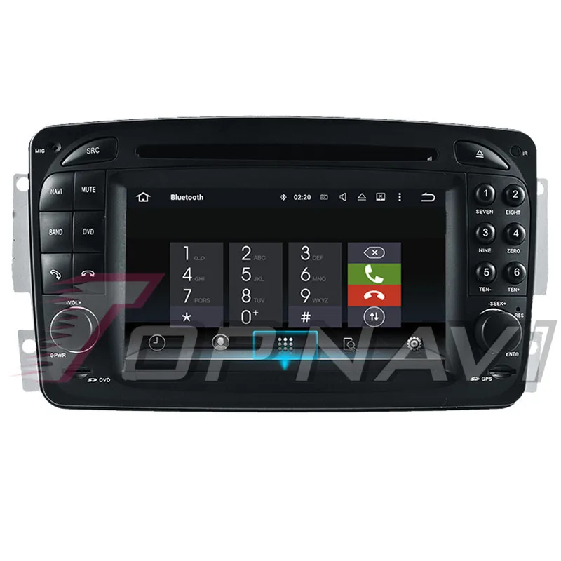 Автомобильный DVD-плеер TOPNAVI Android 10 0 для Benz Vaneo 2002-2005 Viano 2004-2011 Vito 2004-2006 C-W203 (2000-2005) CLK-C209