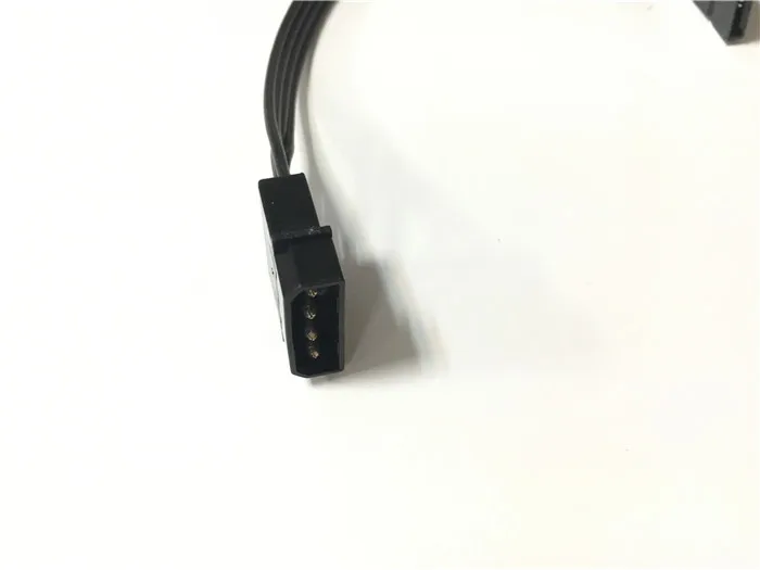 1 шт. Новый SATA Питание кабель 4PIN IDE Molex до 5 разъем привести 18awg Провода для HDD SSD