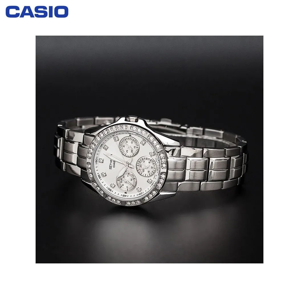 Наручные часы Casio SHN-3013D-7A женские кварцевые на браслете |