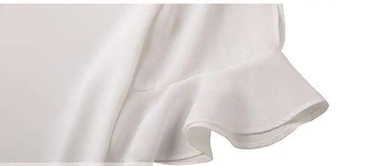 Xl-5xl Женские Летние Новые Модные шифон комплект из 2 предметов с оборками рукав