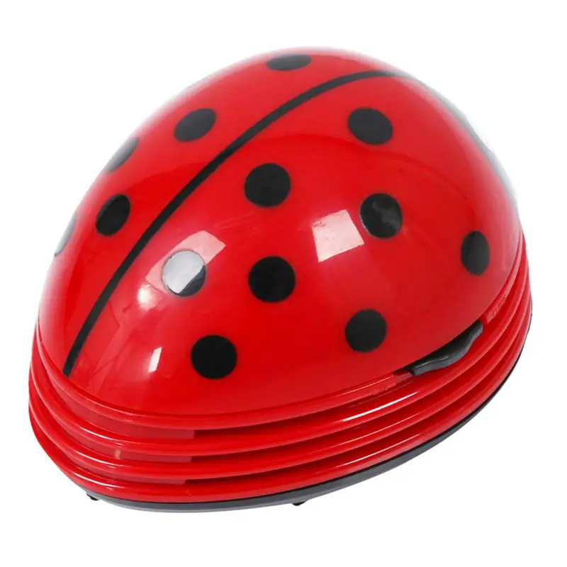 Ladybug patterned battery-operated mini vacuum table dust cleaner | Бытовая техника