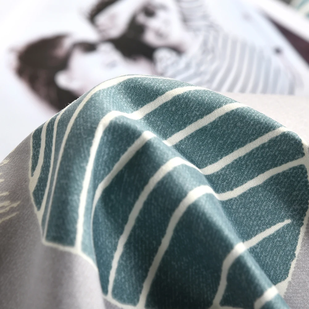 Набор постельного белья с круглым пятном цветной пододеяльник двухсторонний