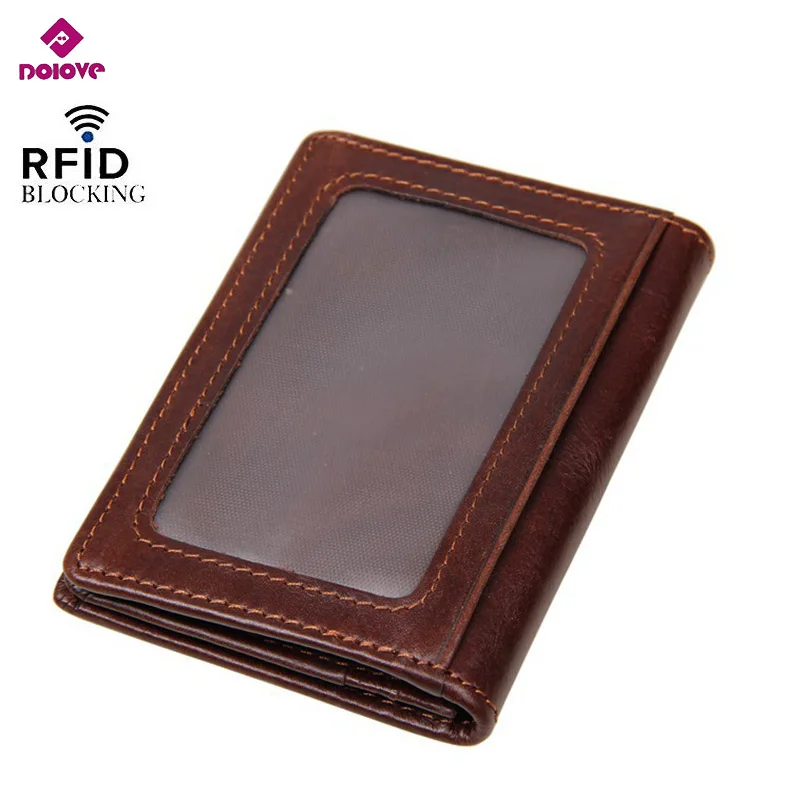 Кошелек DOLOVE мужской из 100% воловьей кожи|leather wallet men|cowhide leather walletsleather |