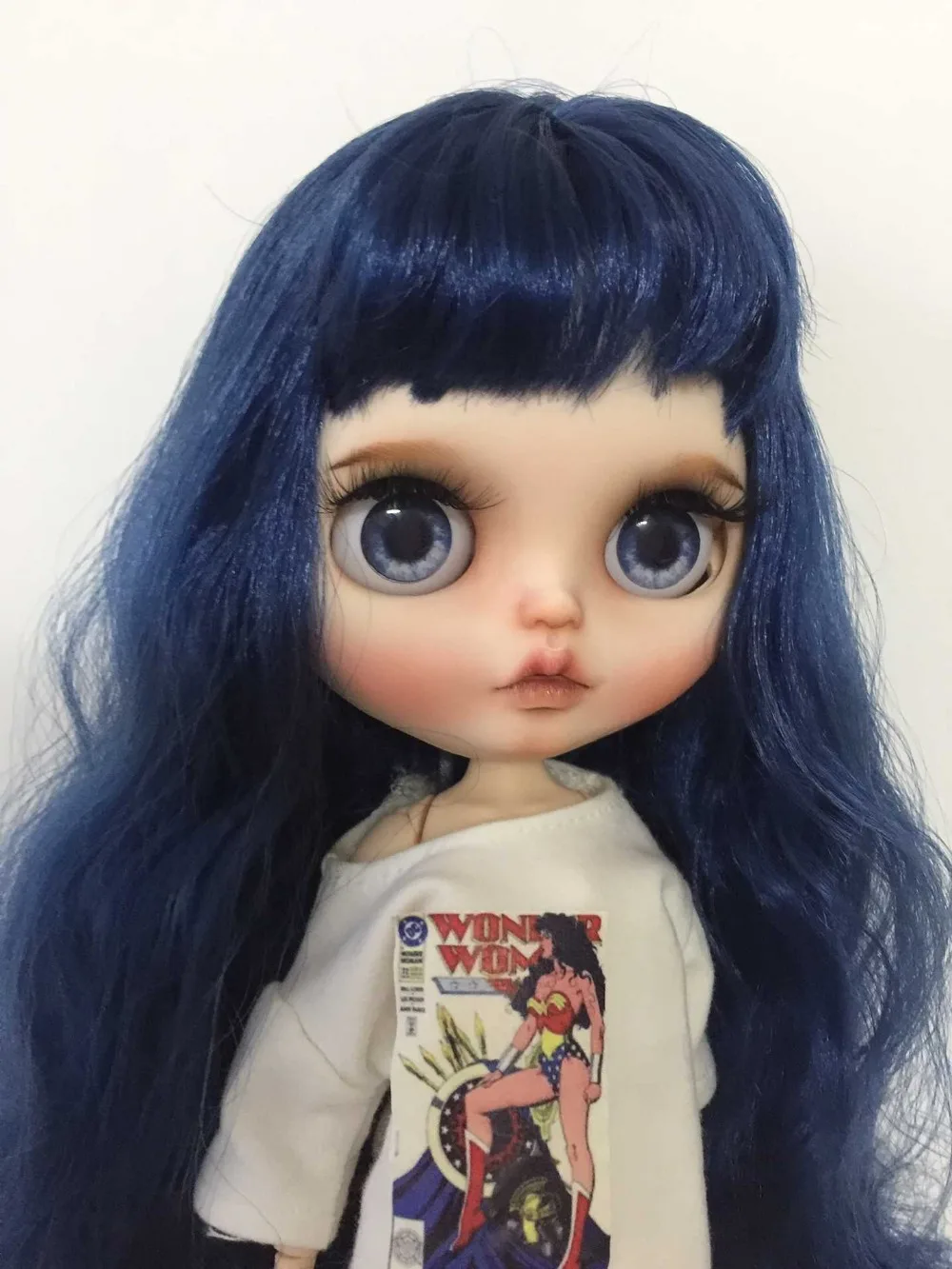 Кастомизация кукла Обнаженная blyth кукла милая кукла голубые волосы 201904