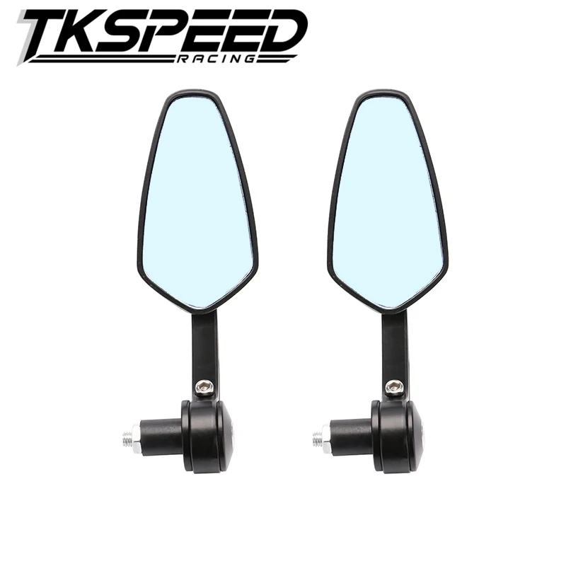 TKSPEED- 7/8&quot Handlebar Side end Mirrors Rearview Cruisers Choppers Motorcycle Street Bikes Aluminum Stem | Автомобили и