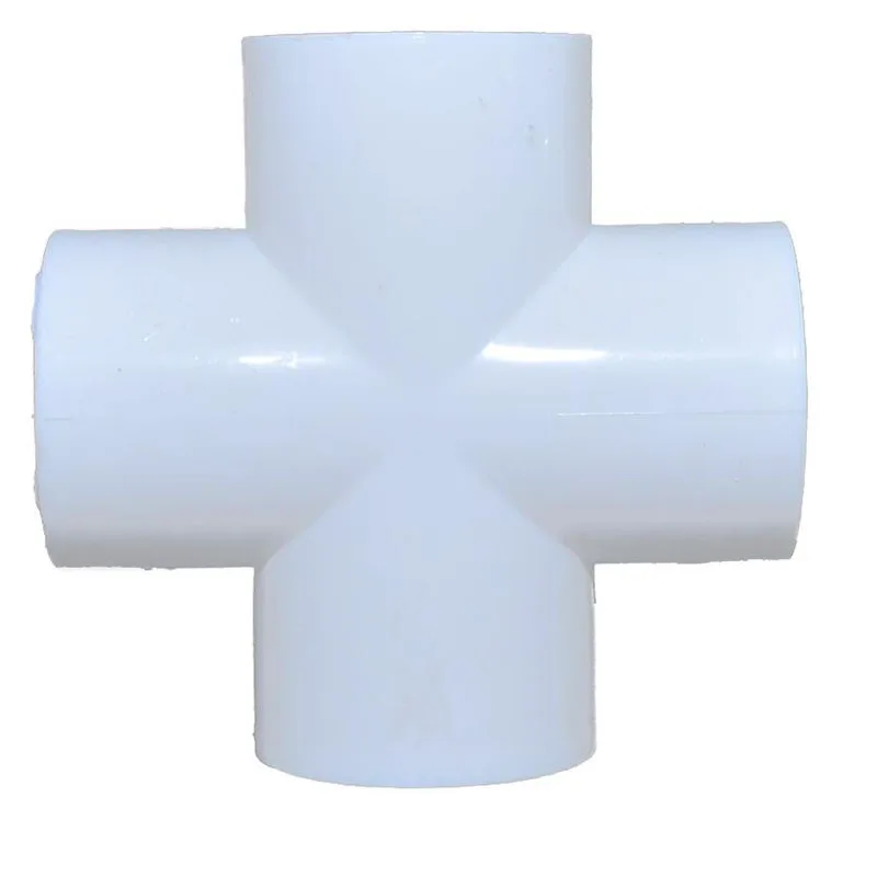 ПВХ трубы четырехходовые фитинги для водопроводных труб крест 25 мм x5|pipe fittings