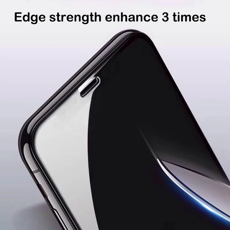 Протектор экрана отпечатков пальцев для iPhone XR XS Max полное закаленное стекло 10D 9 H