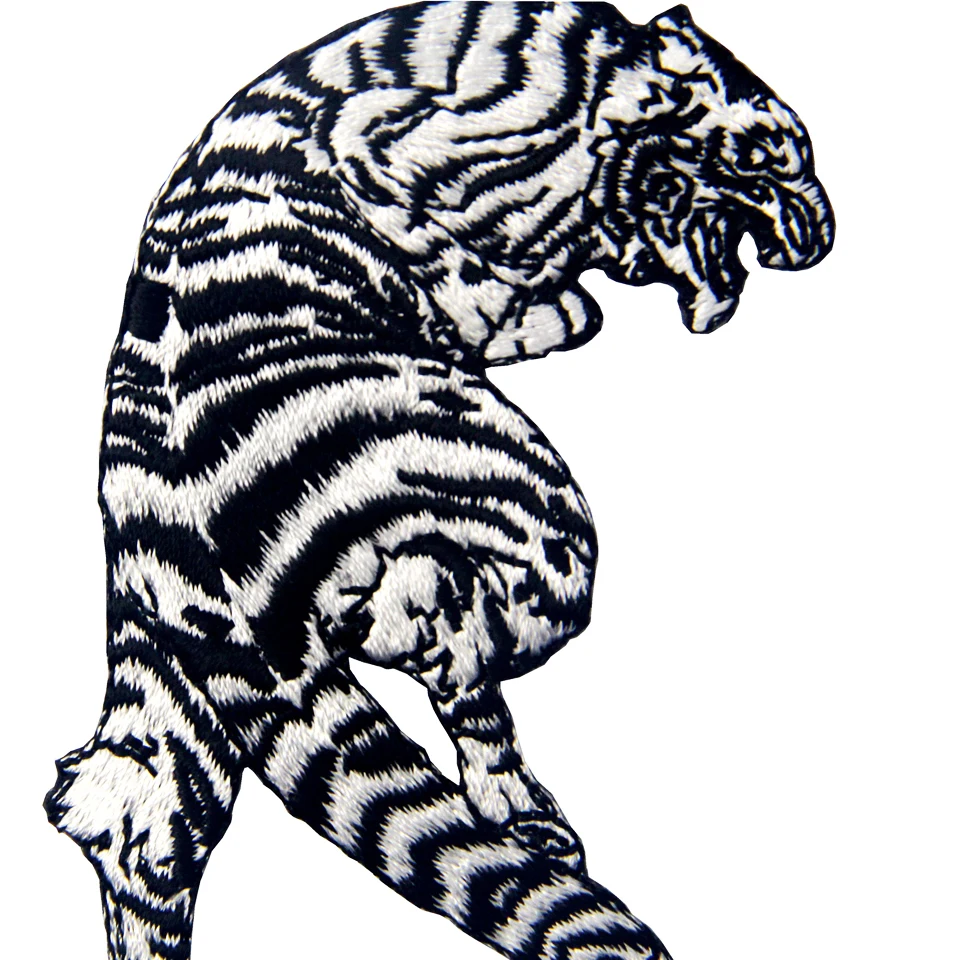 Нашивки Embird вышитая аппликация для платьев светящиеся полосатые белые