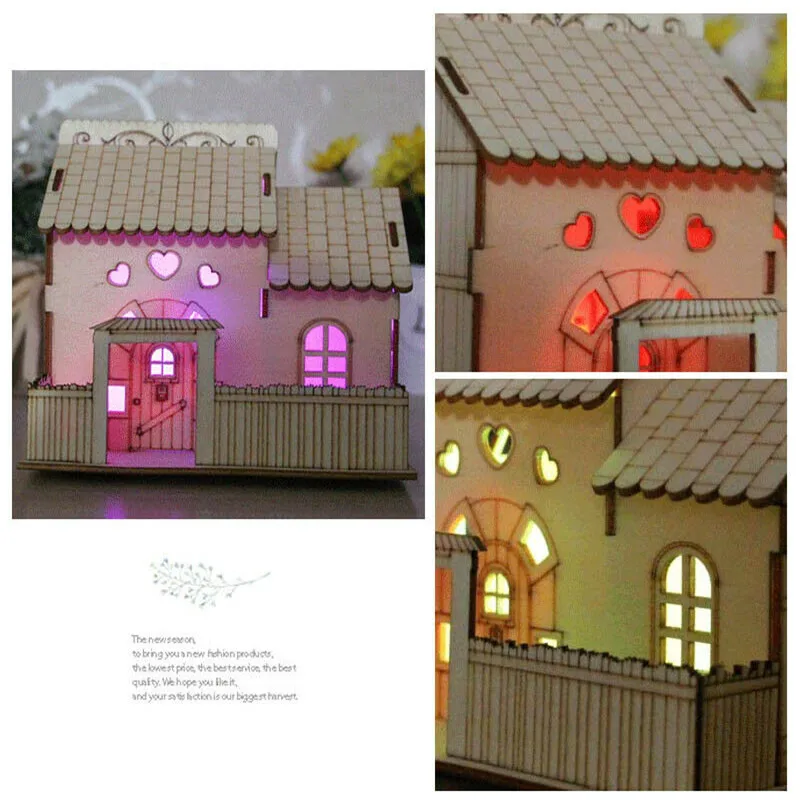 Креативные фигурки освещенная копилка резервуар для экономии деревянная банка