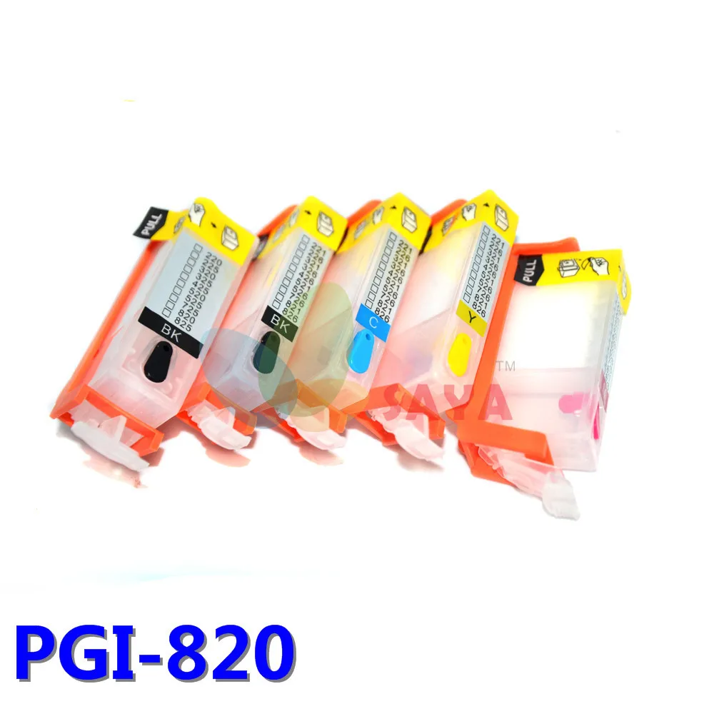 PGI 820 перезаправляемый картридж для hp Canon IP3680 ip4760 IP4680 IP3600 MP540 MP545 MP568 MP620 MP630 MP638 MP980