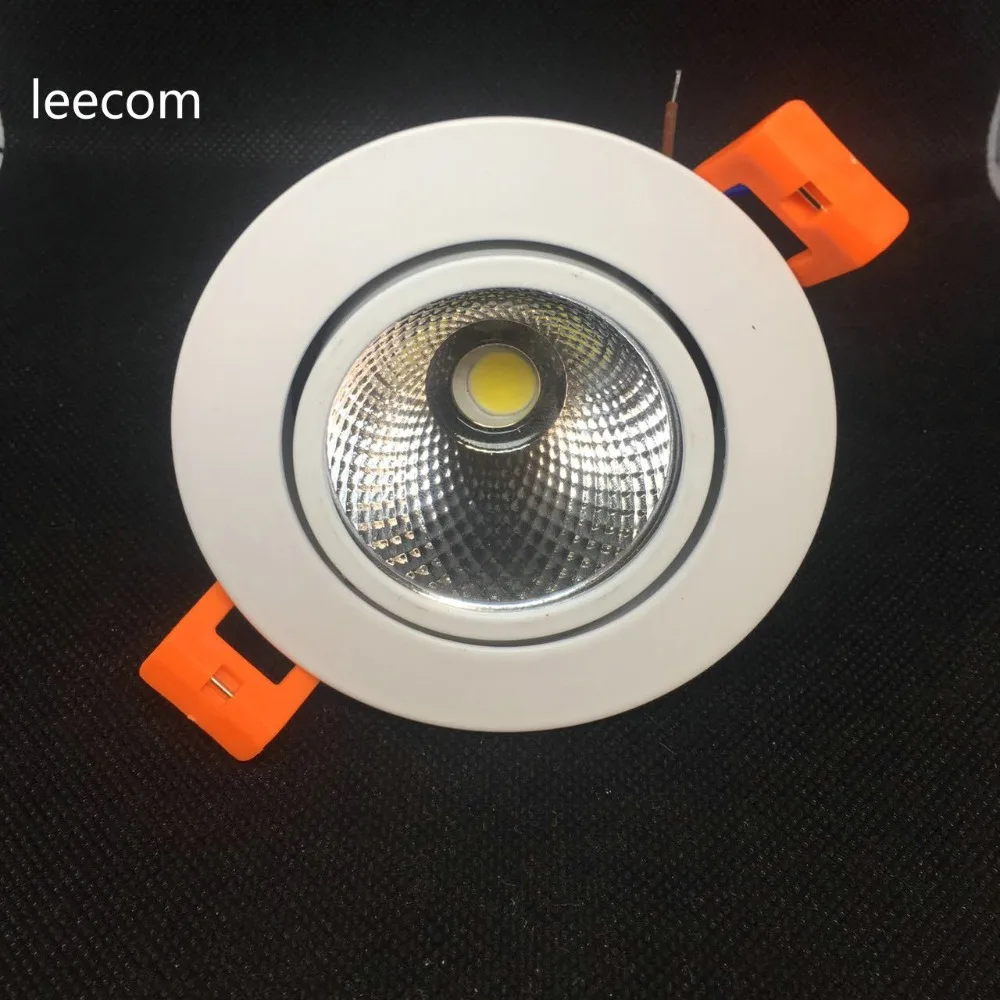 12 шт./лот 5 Вт высокой мощности тени Светодиодный точечный светильник вниз ы