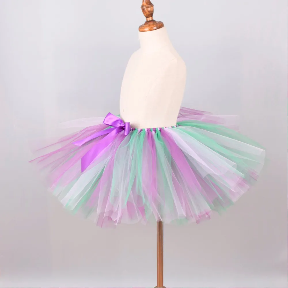 

New Arrival Girls Fluffy Tutu Skirt Baby Girl First Birthday Party Tutus Clothes School Performance Dance Tulle Skirt 0-12Y