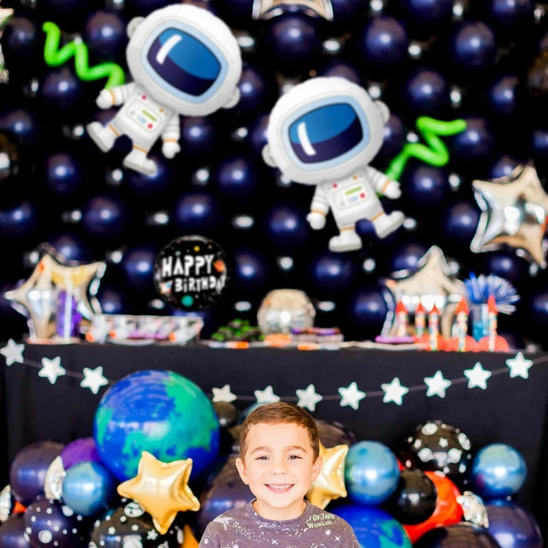 Астронавт вечерние шары 4D земной шар из фольги гелиевый Земли космического