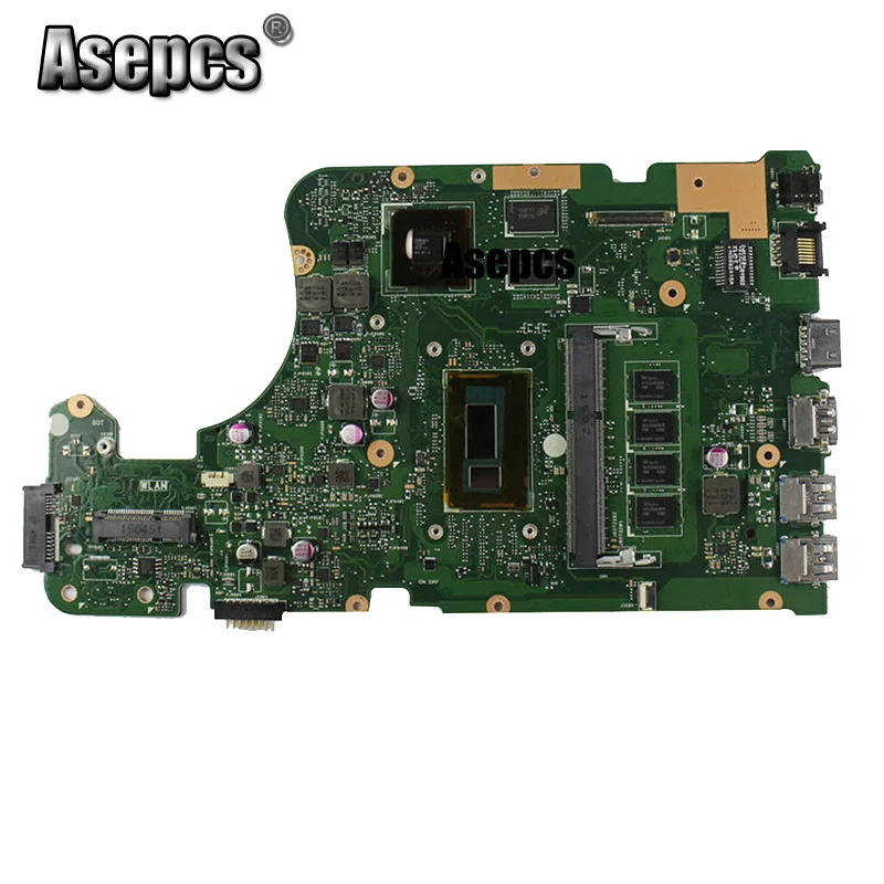 Asepcs X555LD Laptop motherboard for ASUS X555LP X555LA X555L X555 Test onboard mainboard 4G RAM I3-4010U GT820M | Компьютеры и офис