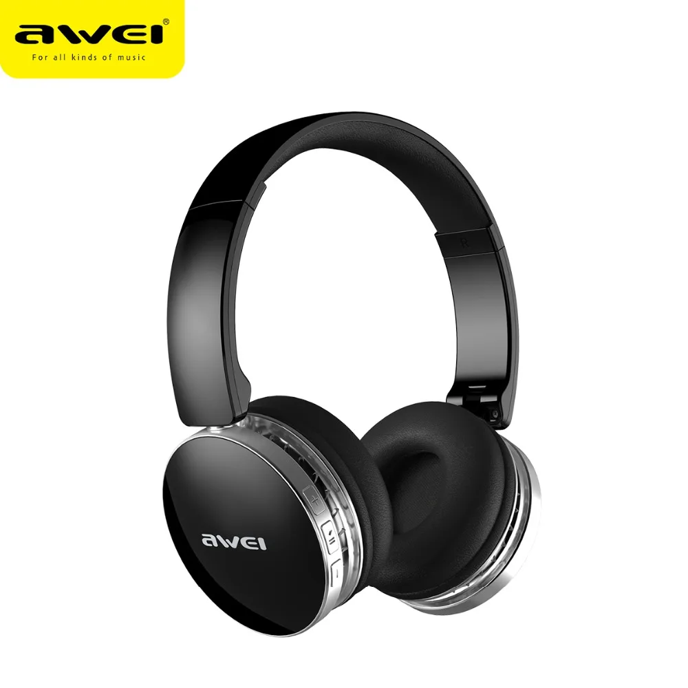 Складные Hi Fi стереонаушники AWEI A500BL с Bluetooth беспроводные наушники Спортивная