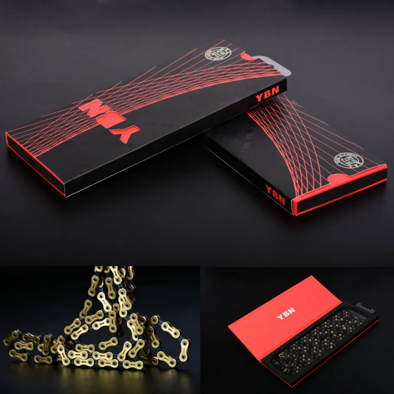 YBN 1/2 &quot* 3/32&quot 11 скоростных велосипедов цветные цепи велосипеда волшебный
