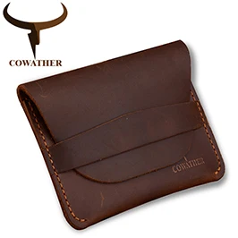 COWATHER хорошее Crazy horse кожа люкс мужчины кошельки мода длинные новые мужской кошелек 101 carteira masculina