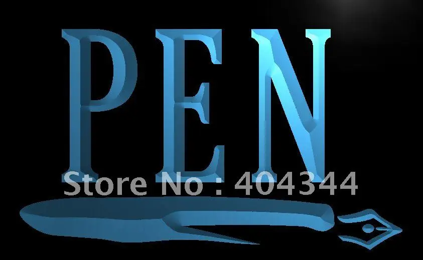 

LB820- PEN Open Display NEW LED Neon Light Sign home decor crafts