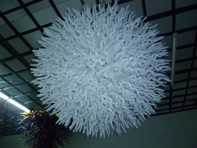 

New Arrival Hanging Glass Ball Chandelier Light White Glass Modern Lights Shop from China Wholesale