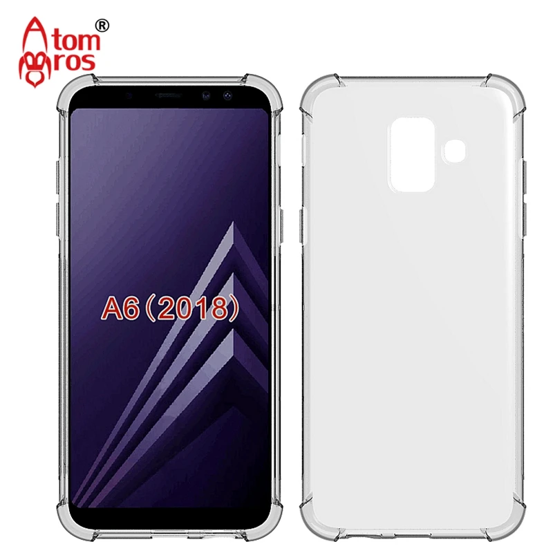 10 шт. для samsung A6 Дело Мягкие TPU прозрачный противоударный чехол Galaxy 2018 Телефон