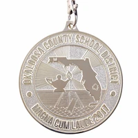 manufacturer custom silver medal medal round die casting 3d military medal