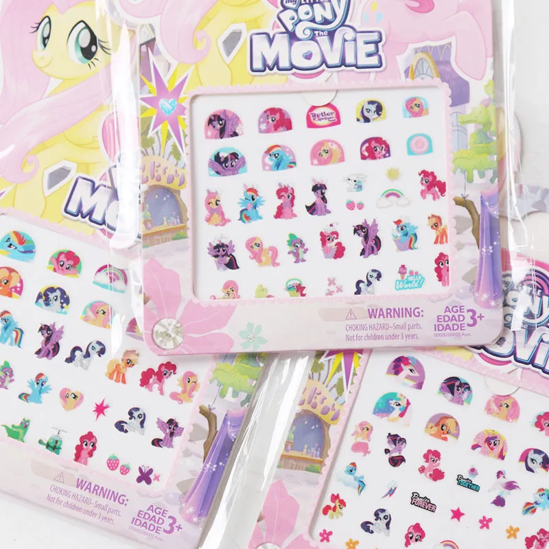 15 шт./кор. эксклюзивные игрушки My Little Pony Стикеры с изображением пони комплект