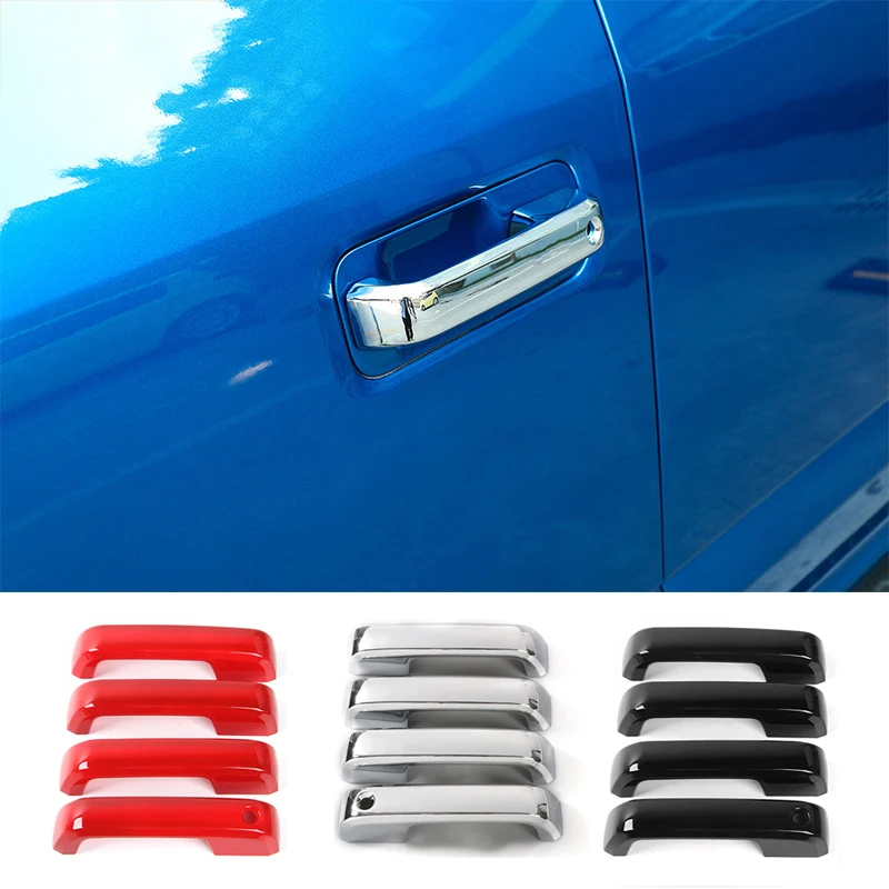 MOPAI 4 двери ABS наружная дверная ручка Декоративные наклейки для Ford F150 2014 2015 2016 2017