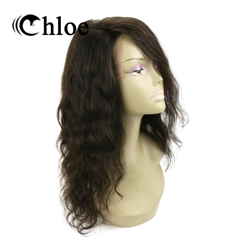 Натуральные волнистые парики Chloe 100% человеческие волосы бразильские натуральные
