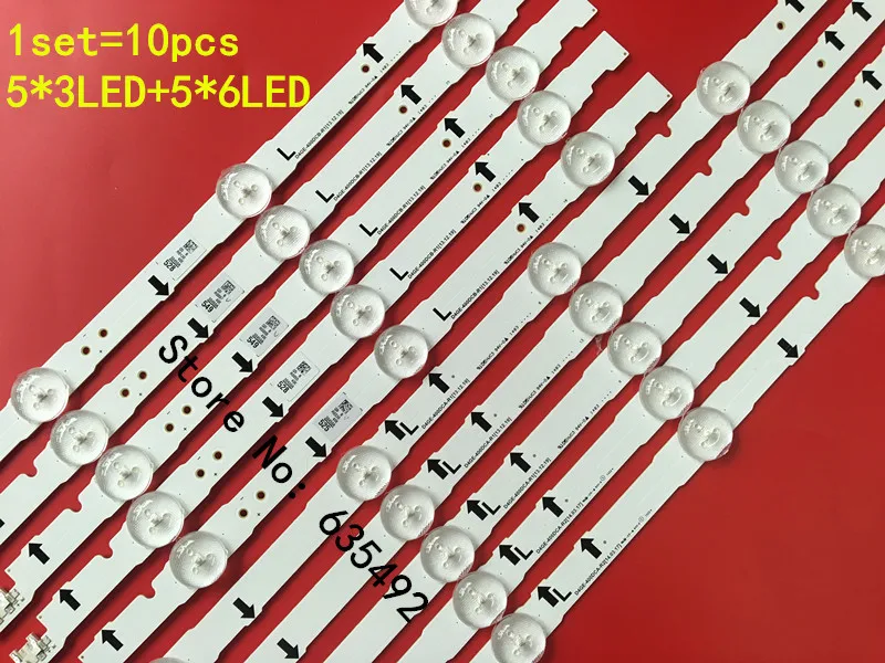 

20pcs LED strip For UN40J6300 2014SVS40 CY-GH040CSLV8H D4GE-400DCA-R1 D4GE-400DCB-R1 D4GE-400DCA-R2 R2 LH40DBEPLGC HG40AC690