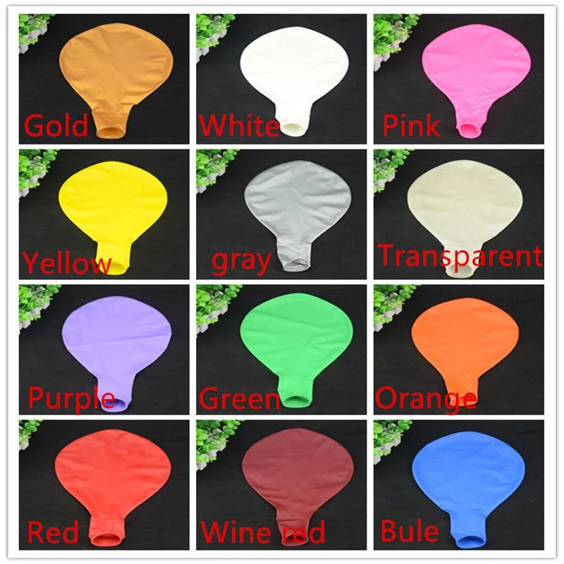 36 дюймов большой круглый латексный шар 13 цветов свадебные украшения воздушные