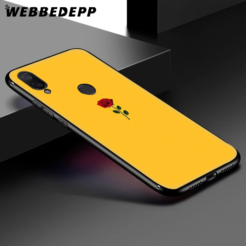 WEBBEDEPP Aesthetics Yellow Pattern Soft Case for Xiaomi Redmi K20 7A 4A 4X 5 5A 6 6A S2 Note 8 4 7 Pro Plus Prime |