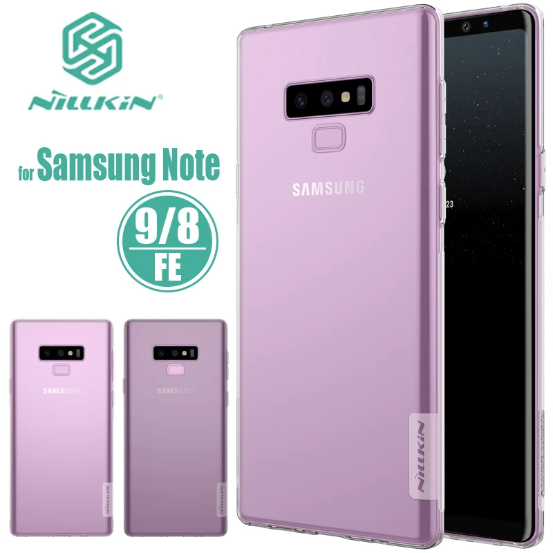 Для samsung Galaxy Note 9 чехол Nillkin TPU 0,6 мм чехлы для телефонов Силиконовая задняя крышка для samsung Note 9 8 7 FE прозрачный чехол