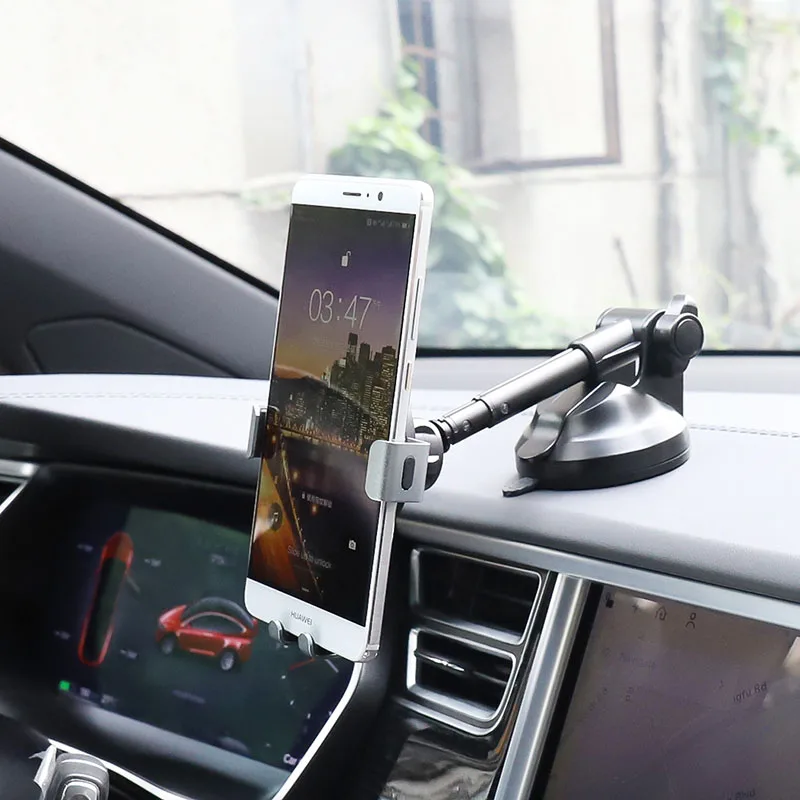 Автомобильный держатель для телефона на присоске из АБС-пластика iPhone 4-6 дюймов
