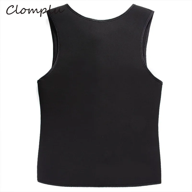 Clomplu мужской формирователь 6XL для похудения топы для мужчин Талии Тренажер без рукавов боди для тренировки похудения корсет жилет с эффектом сауны