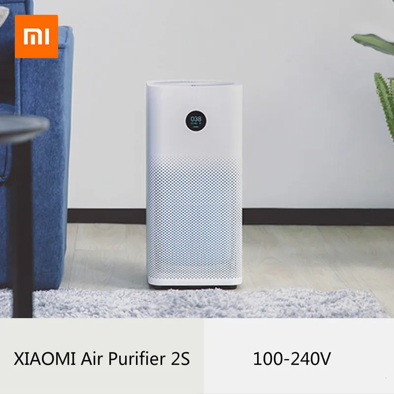 Теперь XIAOMI очиститель воздуха 2s стерилизатор плюс формальдегид очищающий бытовой умный фильтр HEPA Смарт приложение wifi