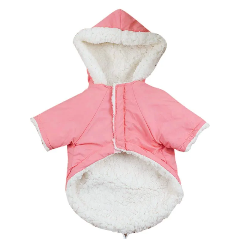 Одежда для маленьких собак водонепроницаемое тканевое пальто утепленная куртка