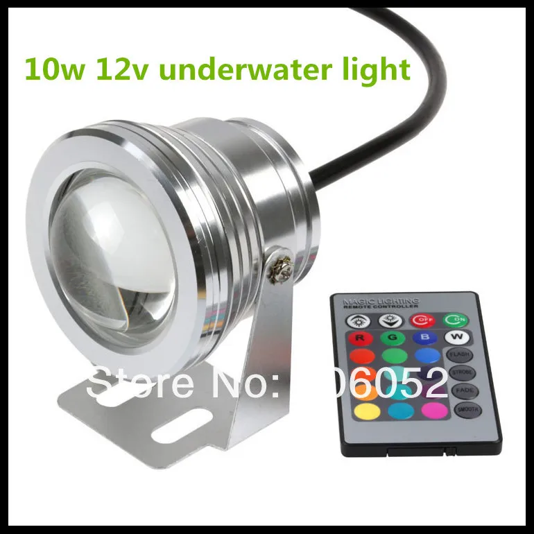 RGB подводный светодиодный водонепроницаемый фонарь 12 В 10 Вт IP68|lamp room|spotlight