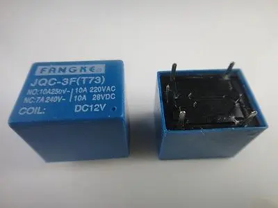 

10pcs JQC-3F(T73) DC 12V 5PIN Power Relay 250VAC 28VDC