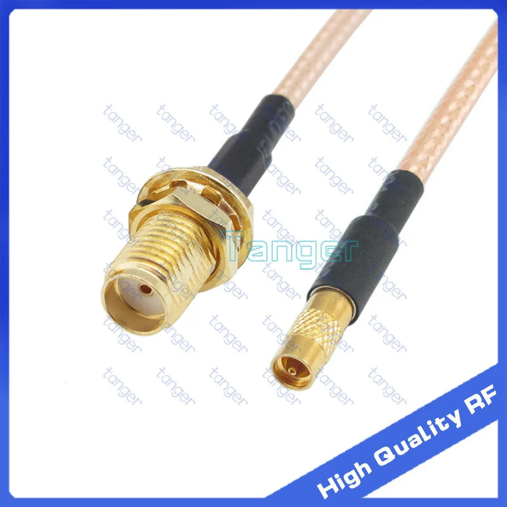 Прямой коннектор MMCX female SMA 20 см 8 дюймов RF RG316 RG 316 коаксиальный кабель Pigtail высокого