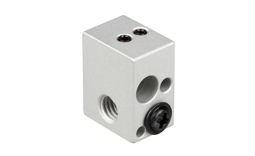 XCR-NV6 Heating Block 3D Printer with Silicone Sock 0.4mm Nozzle kit Part Replace V5 V6 aluminum heat block