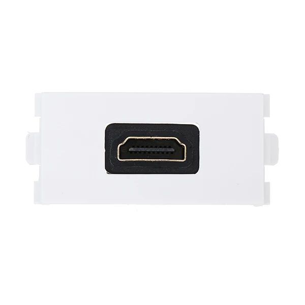 HDMI Женский к гнездовому разъему с углом 90 градусов боковой HDMI настенная пластина Лицевая панель