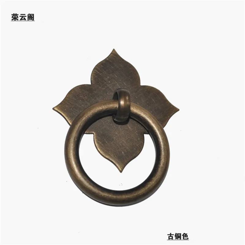 35 мм ящика Ручка Потяните ручки латунная фурнитура китайская мебель двери шкафа