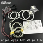 HochiTech отличный комплект ангельских глаз ультра яркая подсветка фар CCFL ангельские глазки для VW Volkswagen golf 5 MK5 2003-2009